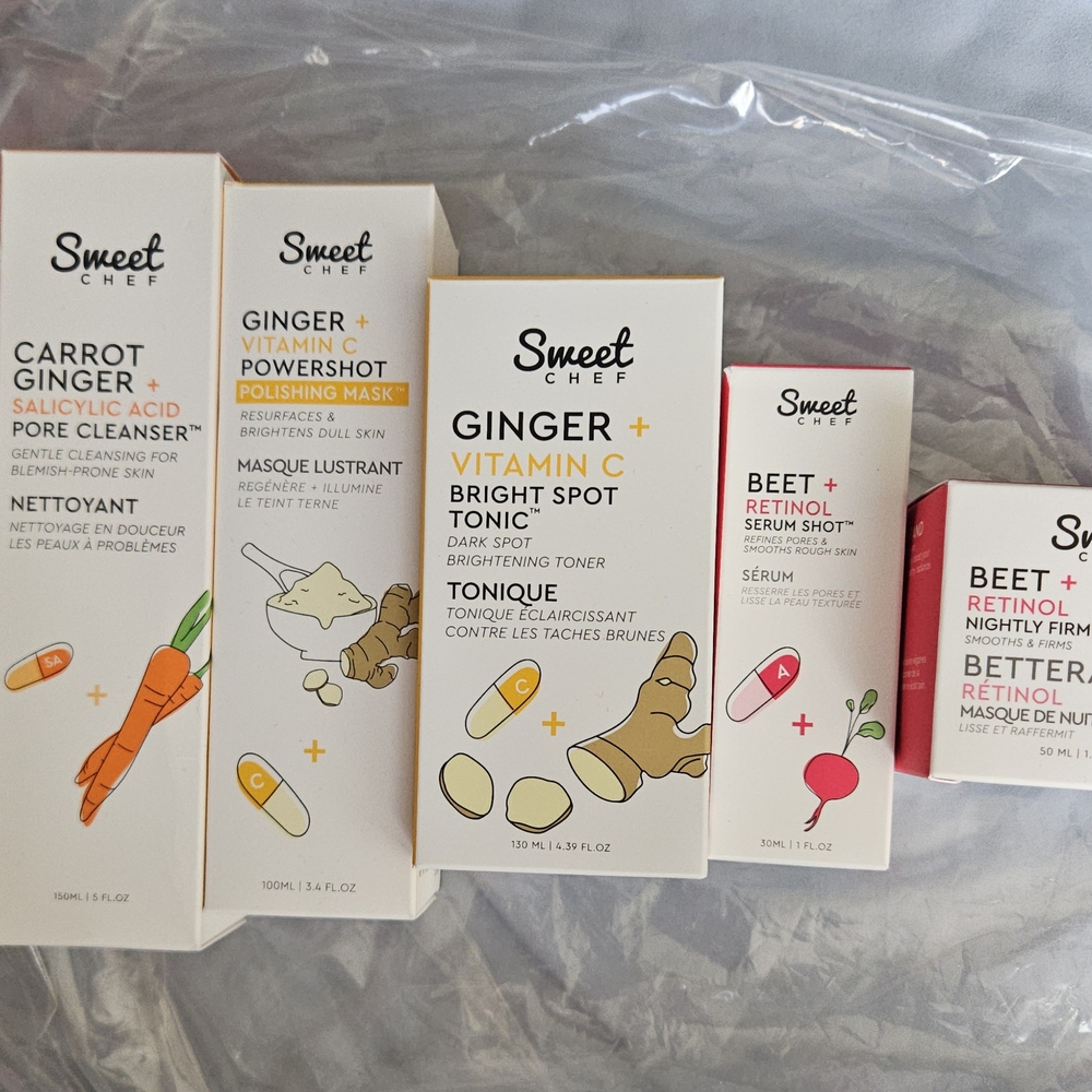 Sweet Chef Skincare Set NIB